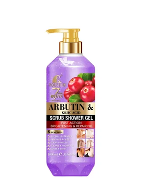 Arbutin & Kojic Acid Scrub Shower Gel