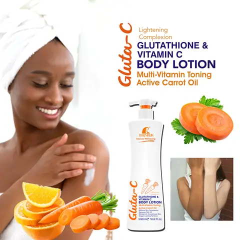 ROUSHUN GLUTATHIUM & VITAMIN C BODY LOTION Total Care Beauty & Fragrance ROUSHUN GLUTATHIUM & VITAMIN C BODY LOTION Total Care Beauty & Fragrance