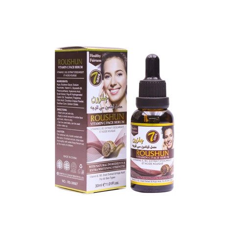 Roushun Snail Face Serum Extract.