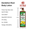 Dandelion Root Body Lotion