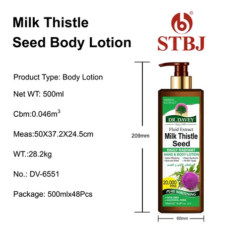 Dr. Davey Milk Thistle seed Body Lotion